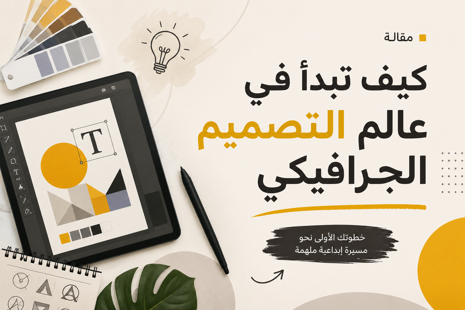 كيف تبدأ في عالم التصميم الجرافيكي
