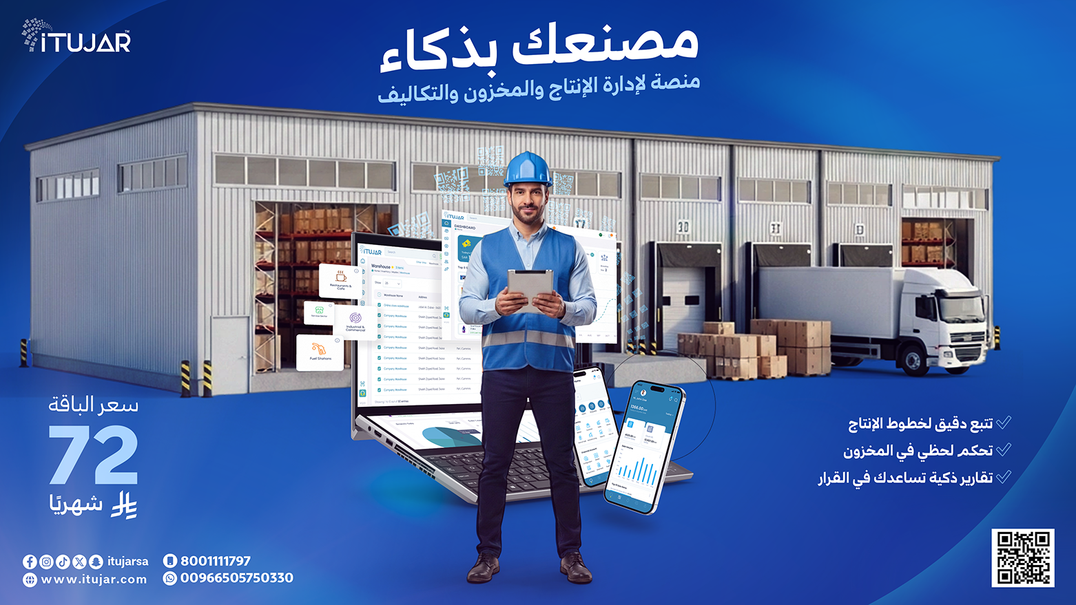 تصميمات تسويقية تبرز قوة iTujar في إدارة المبيعات والمخزون والمحاسبة - صورة 17